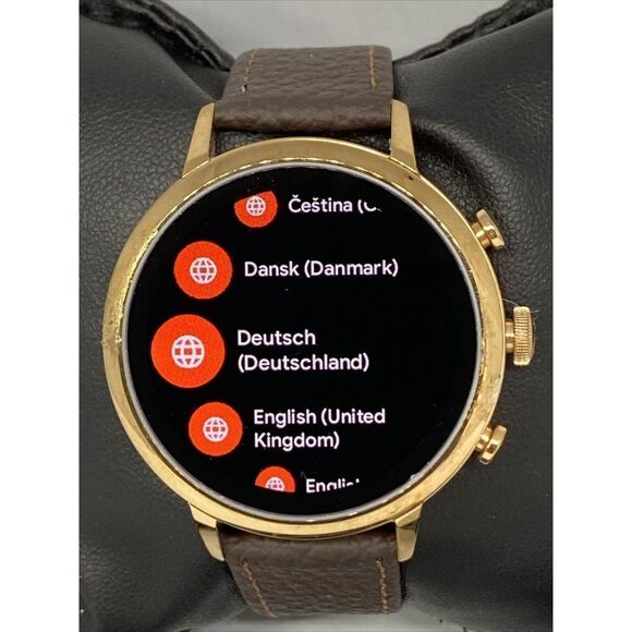 Fossil Gen 4 Authentic Digital Dial Smart Watch Custom Band FTW6018 CR183 - Picture 2 of 12